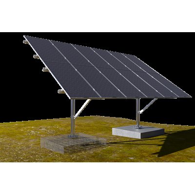 Support sur pied pour panneaux solaires de 72 cellules SunGround de OpSun